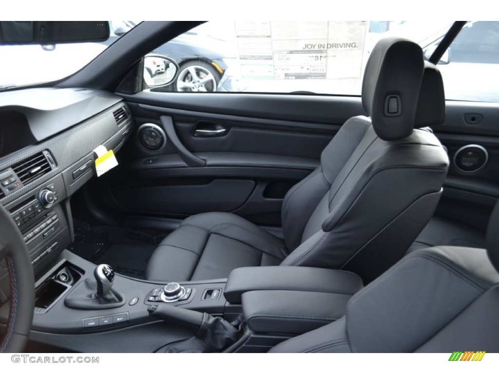 Black Interior 2013 BMW M3 Convertible Photo #74329253