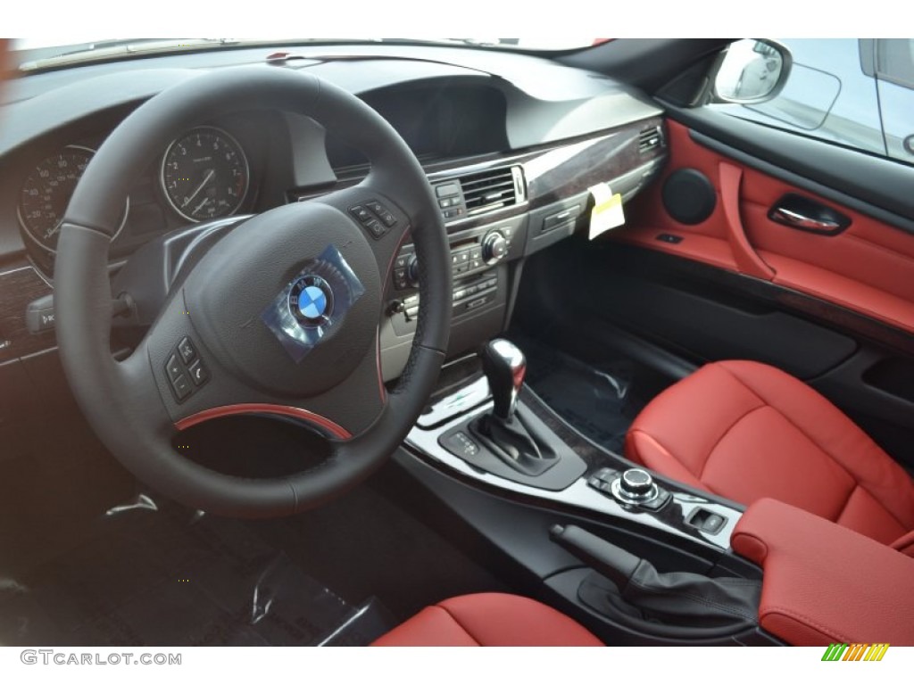 2013 3 Series 328i Convertible - Alpine White / Coral Red/Black photo #5