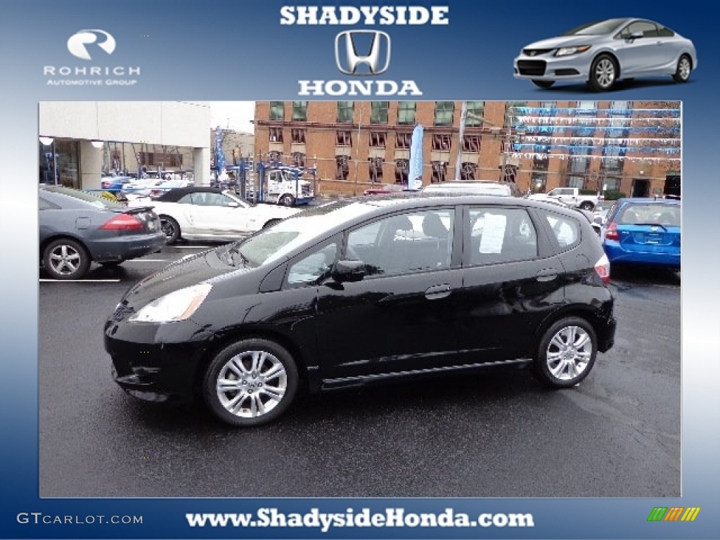 2011 Fit Sport - Crystal Black Pearl / Sport Black photo #1