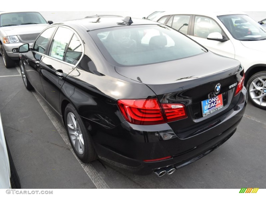 2013 5 Series 528i Sedan - Jet Black / Black photo #4