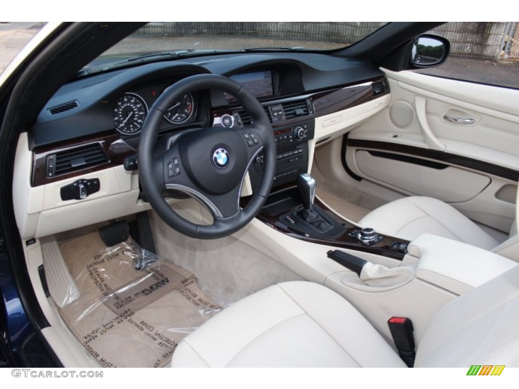Cream Beige Interior 2012 BMW 3 Series 328i Convertible Photo #74330463