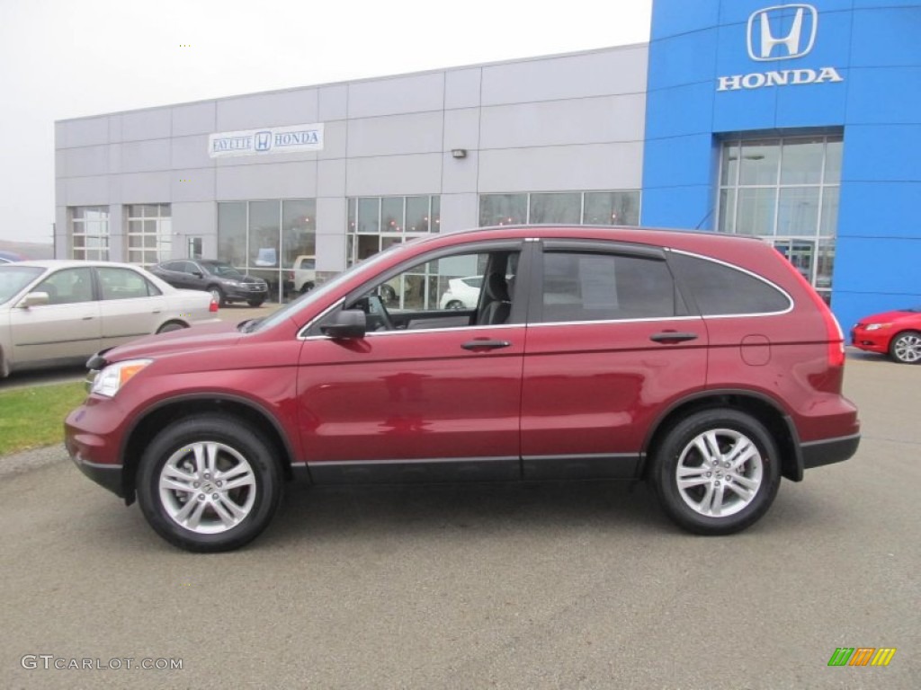 2011 CR-V EX 4WD - Tango Red Pearl / Gray photo #2