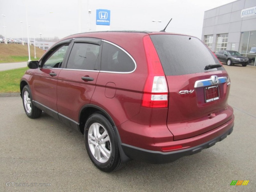 2011 CR-V EX 4WD - Tango Red Pearl / Gray photo #16