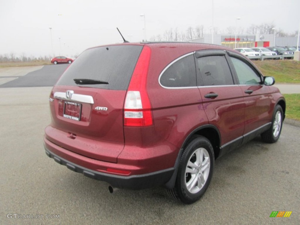 2011 CR-V EX 4WD - Tango Red Pearl / Gray photo #17