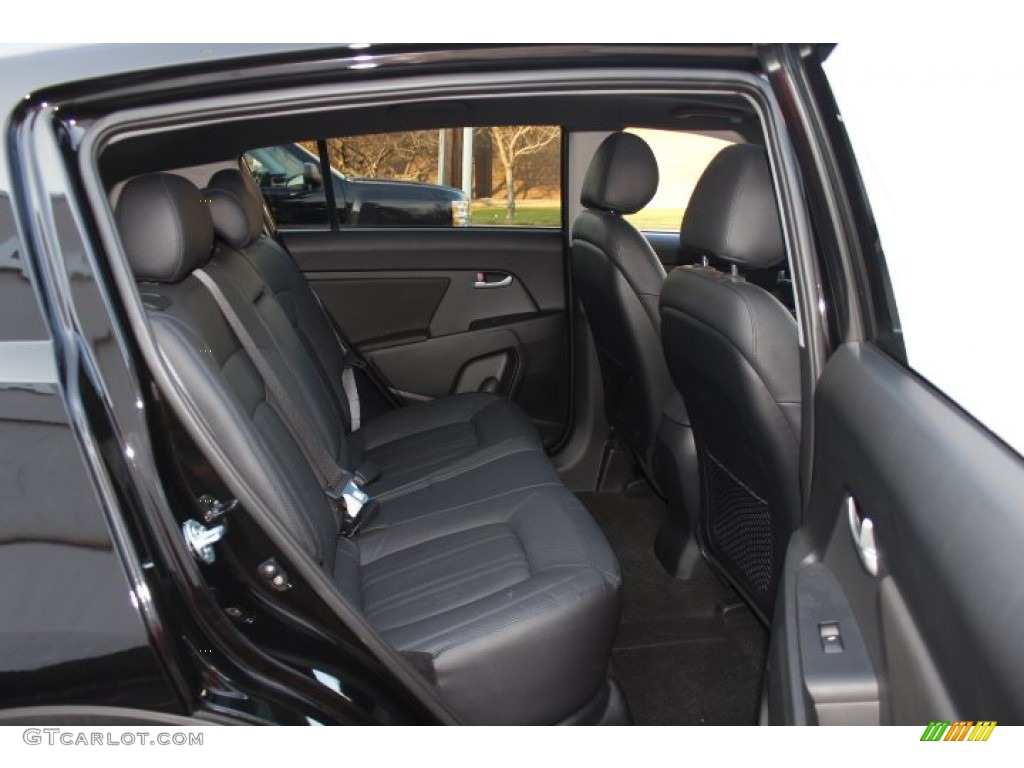 2012 Kia Sportage EX AWD Rear Seat Photo #74332116