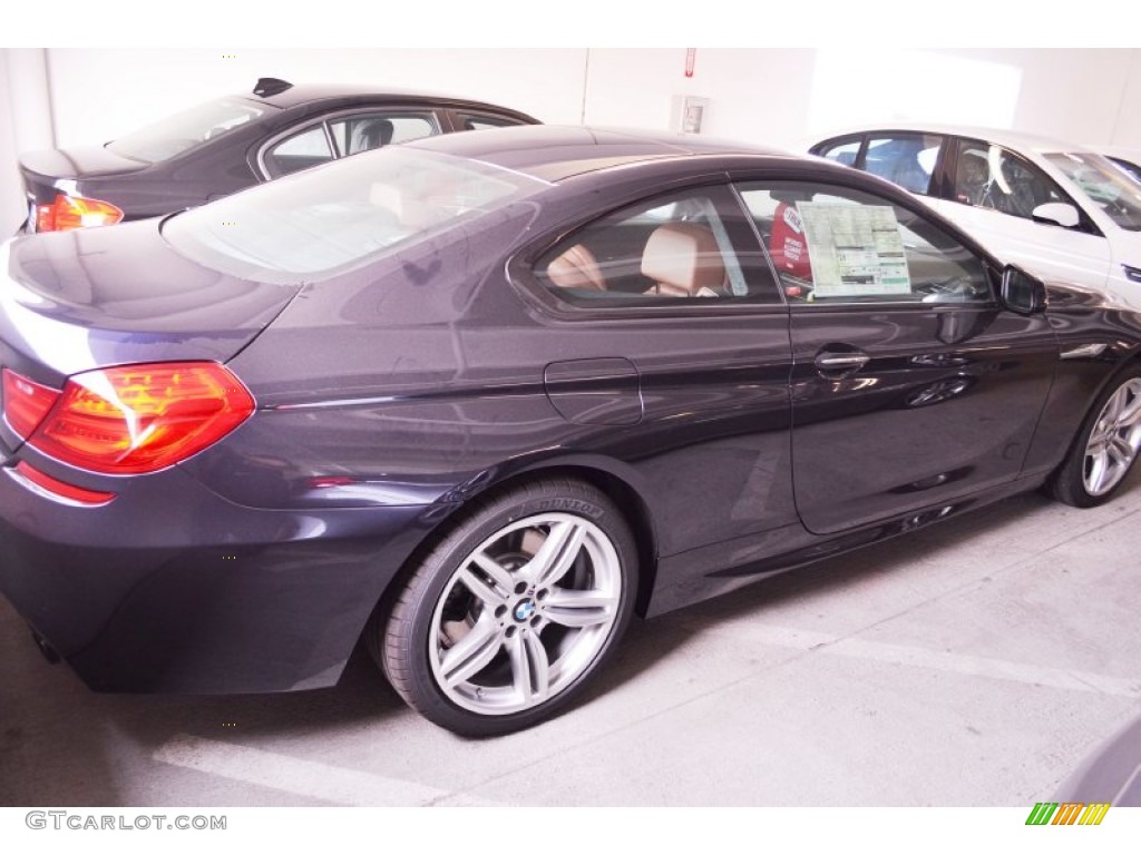 2013 6 Series 640i Coupe - Carbon Black Metallic / Cinnamon Brown photo #4