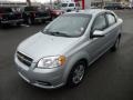 2010 Cosmic Silver Chevrolet Aveo LT Sedan  photo #3