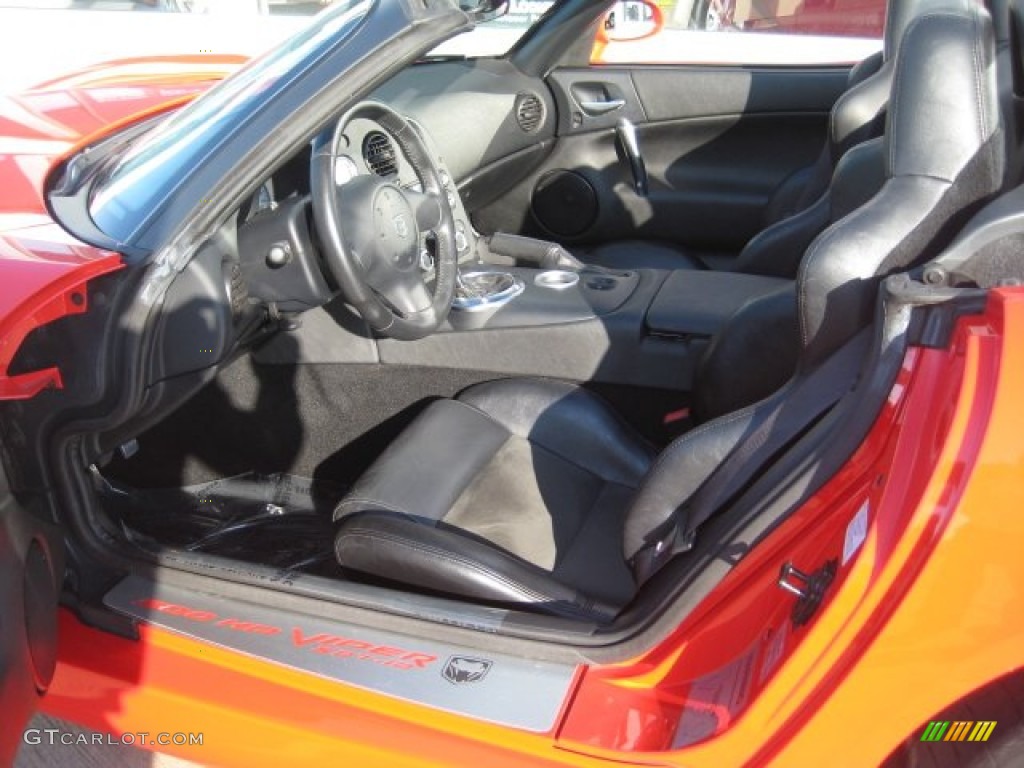 Black Interior 2003 Dodge Viper SRT-10 Photo #74334710