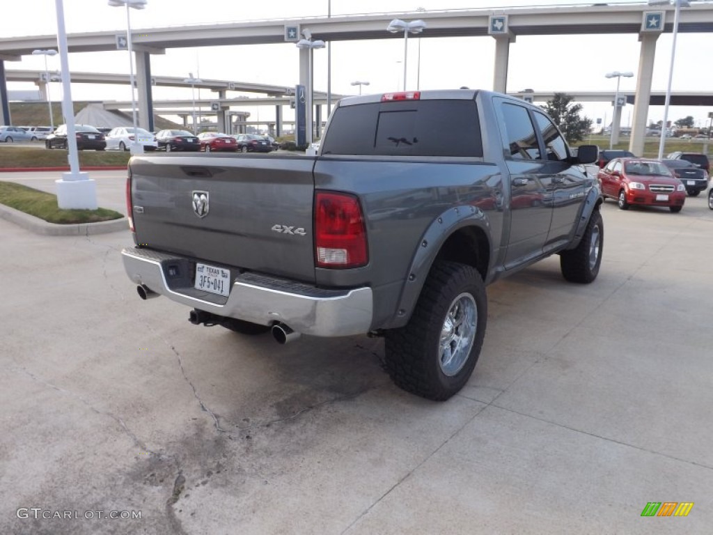 2012 Ram 1500 Laramie Crew Cab 4x4 - Mineral Gray Metallic / Dark Slate Gray photo #5