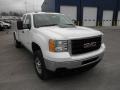 Summit White 2013 GMC Sierra 2500HD Extended Cab Chassis Exterior