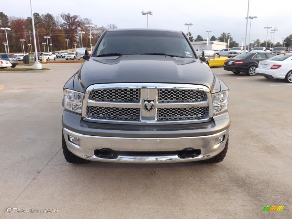 2012 Ram 1500 Laramie Crew Cab 4x4 - Mineral Gray Metallic / Dark Slate Gray photo #8