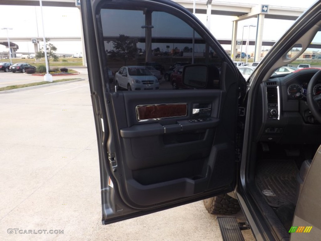 2012 Ram 1500 Laramie Crew Cab 4x4 - Mineral Gray Metallic / Dark Slate Gray photo #15