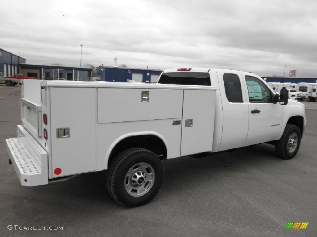 Summit White 2013 GMC Sierra 2500HD Extended Cab Chassis Exterior Photo #74335401