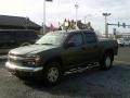 2004 Dark Green Metallic Chevrolet Colorado LS Crew Cab  photo #3