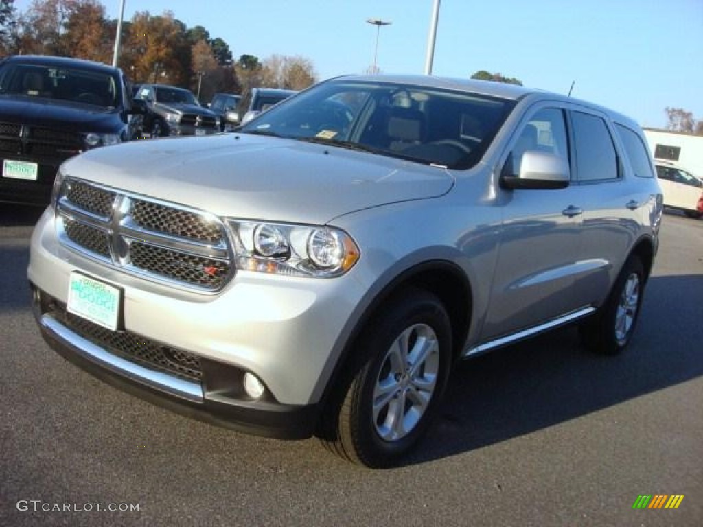 2013 Durango SXT AWD - Bright Silver Metallic / Black photo #1