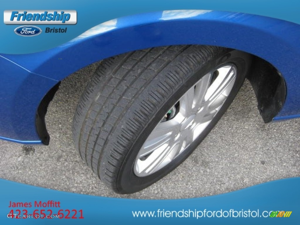 2010 Focus SEL Sedan - Blue Flame Metallic / Medium Stone photo #10