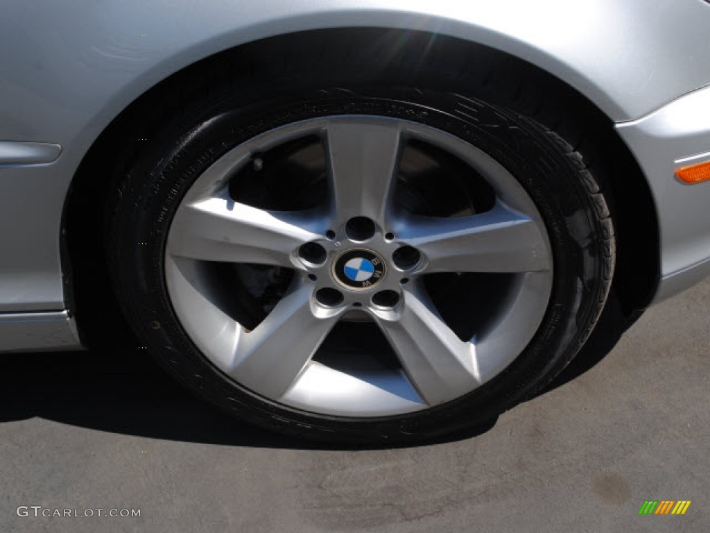 2006 3 Series 325i Coupe - Titanium Silver Metallic / Black photo #3
