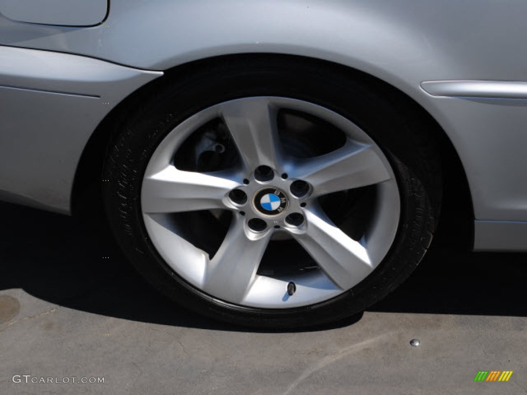 2006 3 Series 325i Coupe - Titanium Silver Metallic / Black photo #8