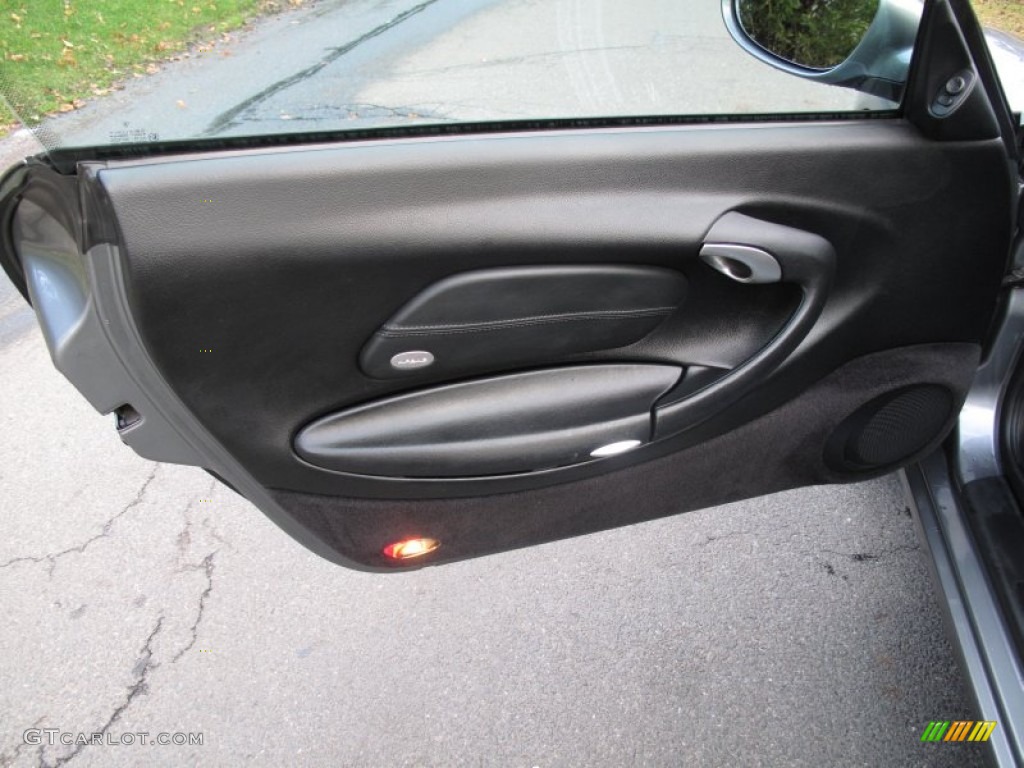 2002 Porsche 911 Carrera Coupe Black Door Panel Photo #74337809
