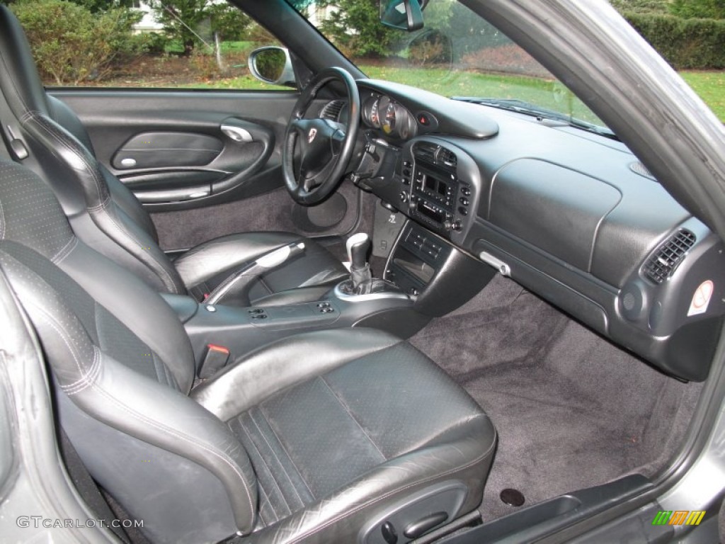 Black Interior 2002 Porsche 911 Carrera Coupe Photo #74337834