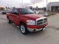 2007 Flame Red Dodge Ram 1500 Lone Star Edition Quad Cab  photo #7