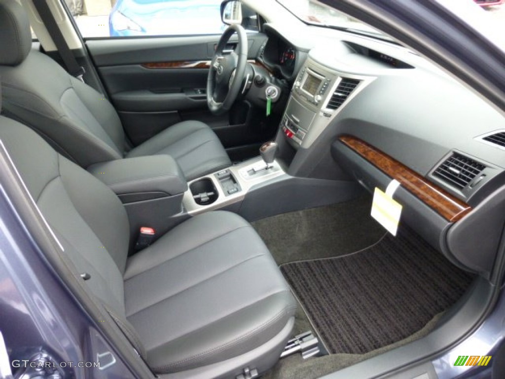 Off Black Leather Interior 2013 Subaru Legacy 2.5i Limited Photo #74339630