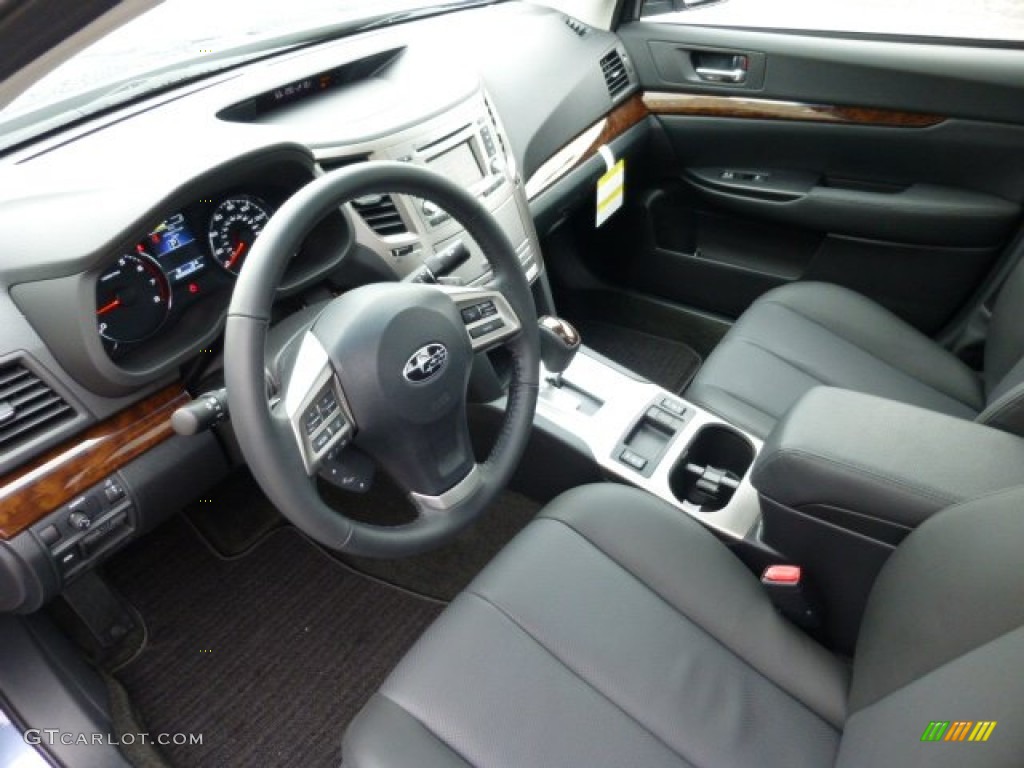 Off Black Leather Interior 2013 Subaru Legacy 2.5i Limited Photo #74339751