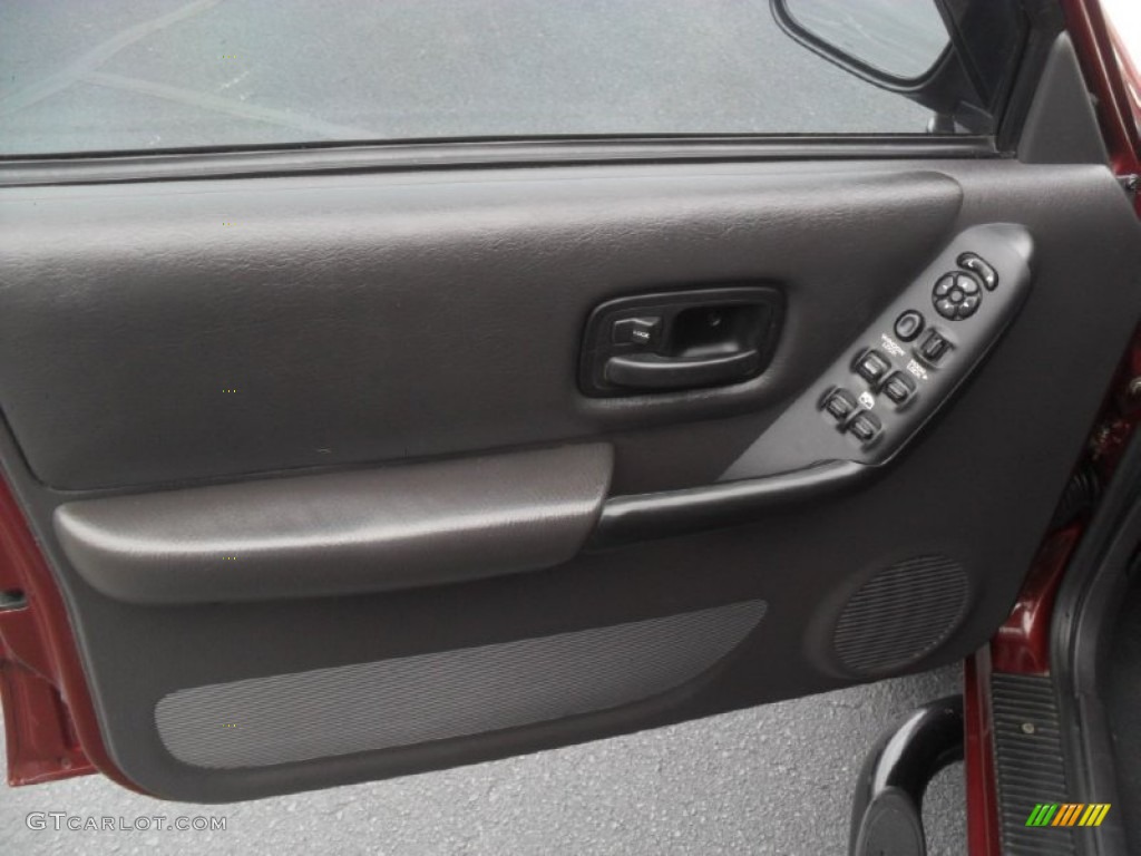 2000 Jeep Cherokee Sport Agate Black Door Panel Photo #74341010