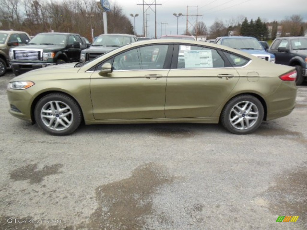 2013 Fusion SE - Ginger Ale Metallic / Charcoal Black photo #5