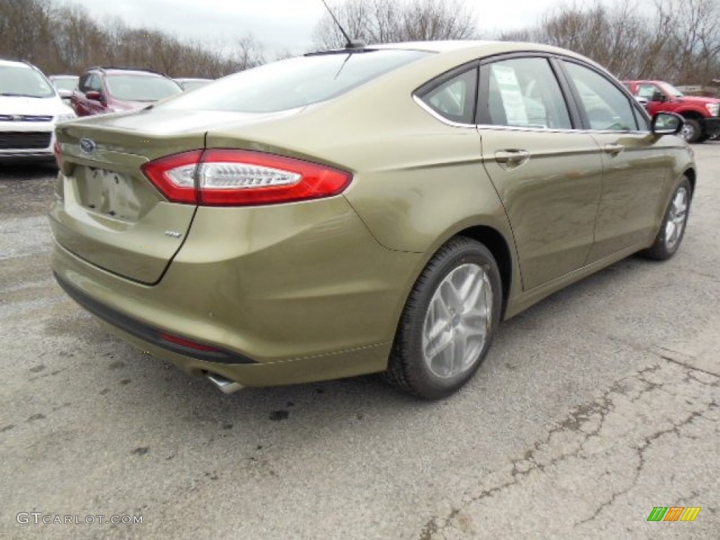 2013 Fusion SE - Ginger Ale Metallic / Charcoal Black photo #8