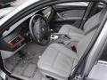 Gray Front Seat Photo for 2010 BMW 5 Series #74341367