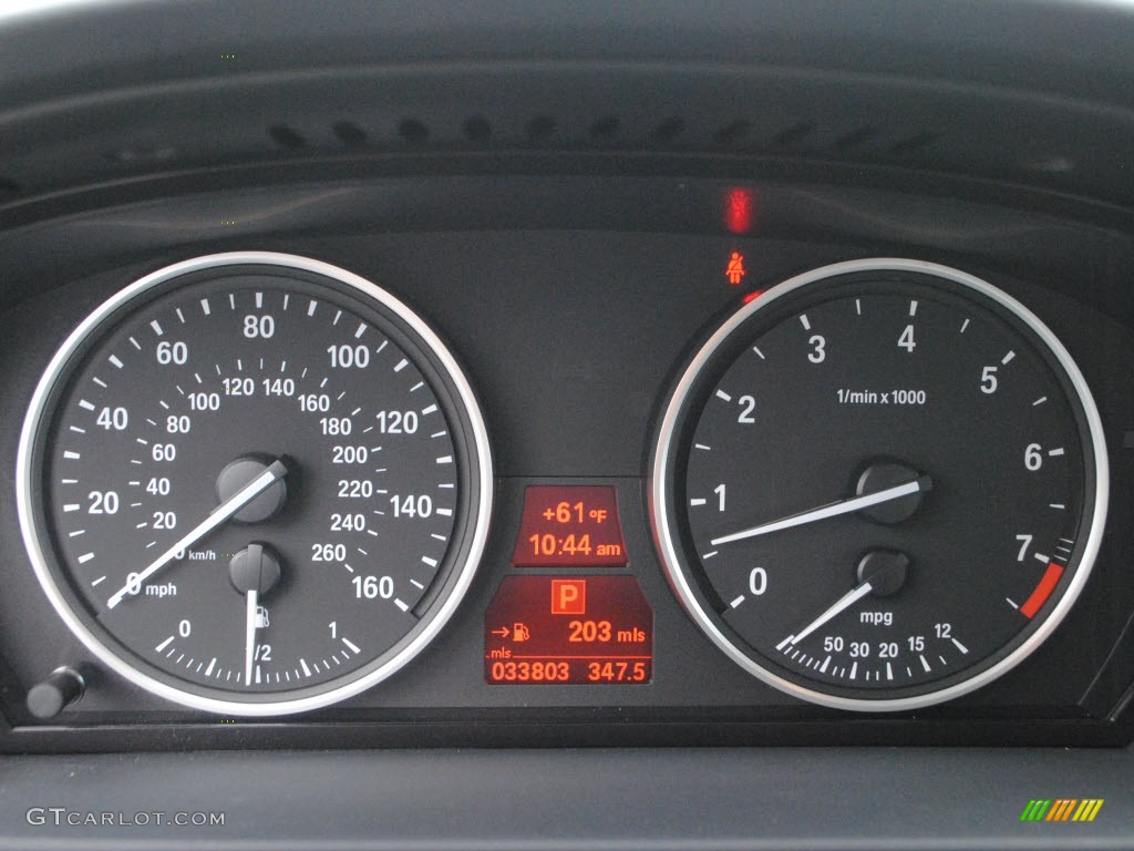 2010 BMW 5 Series 528i Sedan Gauges Photo #74341445