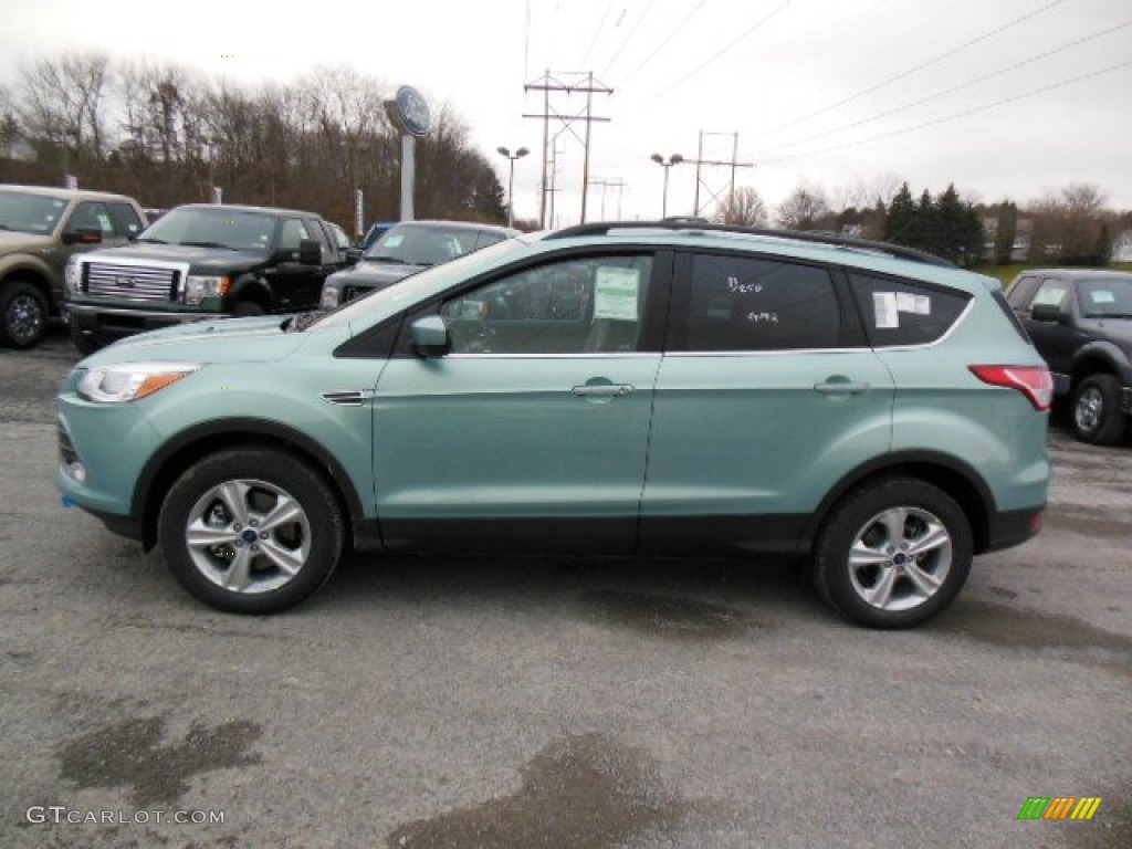 Frosted Glass Metallic 2013 Ford Escape SE 1.6L EcoBoost 4WD Exterior Photo #74342934