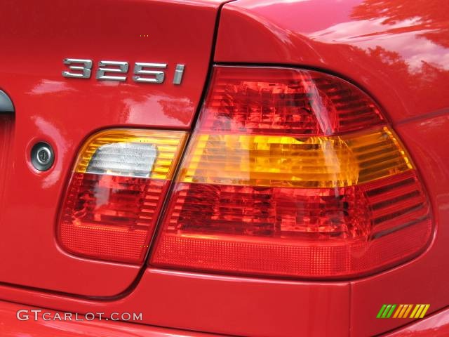 2005 3 Series 325i Sedan - Electric Red / Sand photo #16