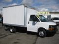 2009 Summit White Chevrolet Express Cutaway 3500 Commercial Moving Van  photo #1