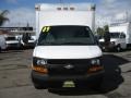2009 Summit White Chevrolet Express Cutaway 3500 Commercial Moving Van  photo #2