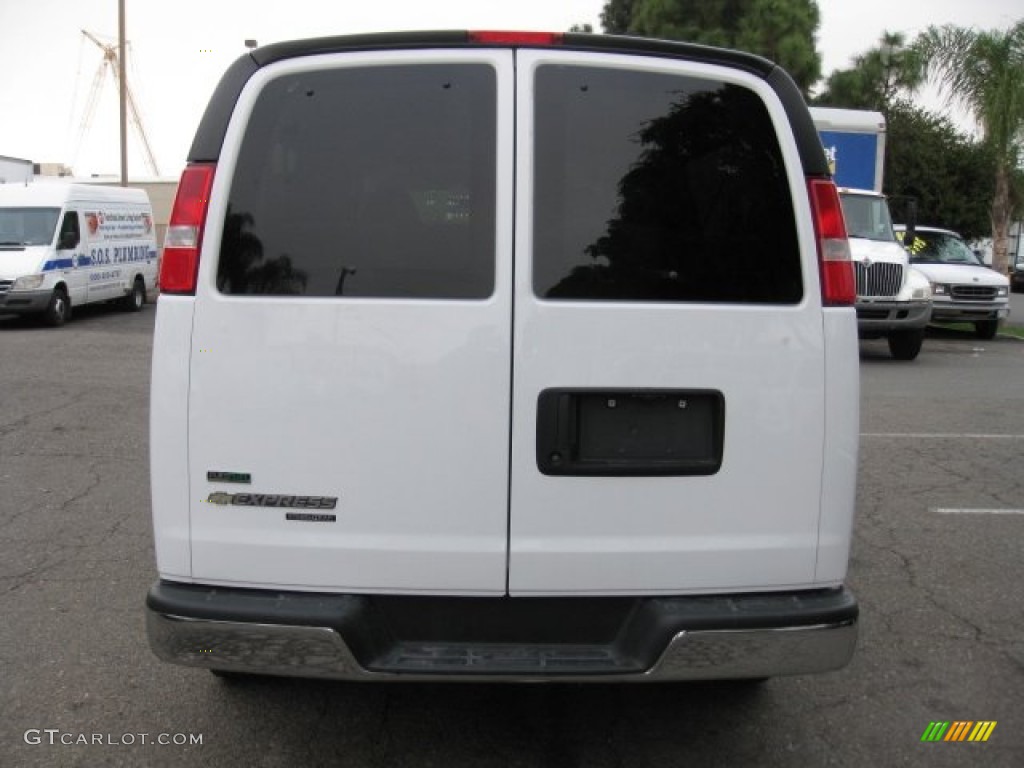 2011 Express LT 3500 Extended Passenger Van - Summit White / Medium Pewter photo #5