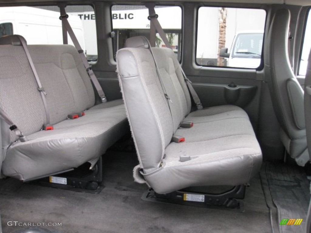 2011 Express LT 3500 Extended Passenger Van - Summit White / Medium Pewter photo #7