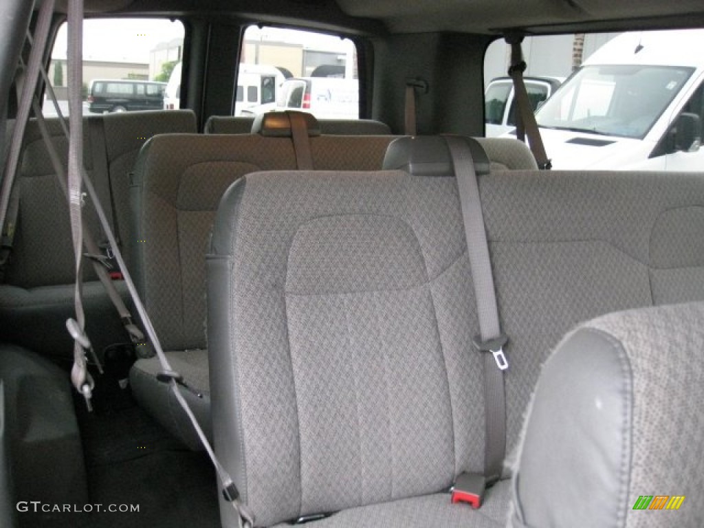 2011 Express LT 3500 Extended Passenger Van - Summit White / Medium Pewter photo #8