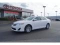 2012 Super White Toyota Camry LE  photo #1