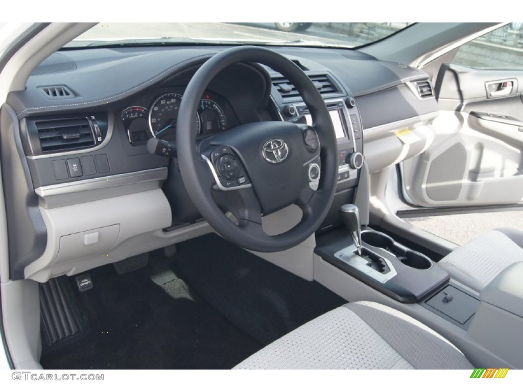 2012 Camry LE - Super White / Ash photo #11