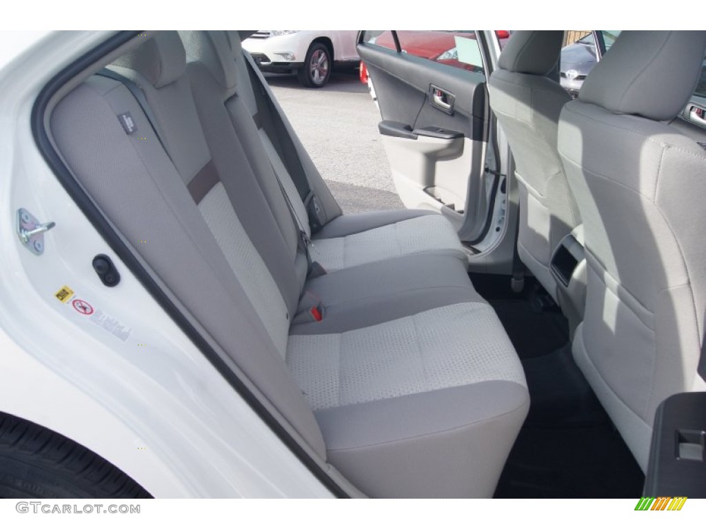 2012 Camry LE - Super White / Ash photo #14