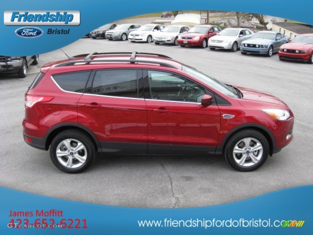 2013 Escape SE 1.6L EcoBoost 4WD - Ruby Red Metallic / Charcoal Black photo #6