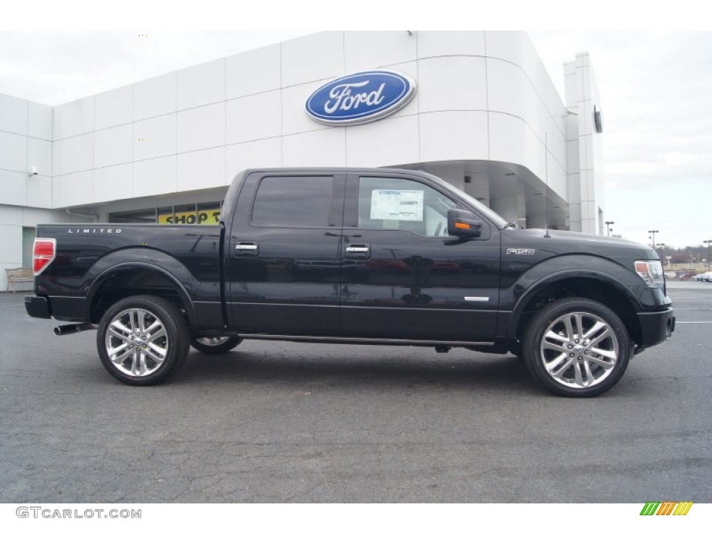 Tuxedo Black Metallic 2013 Ford F150 Limited SuperCrew 4x4 Exterior Photo #74345081