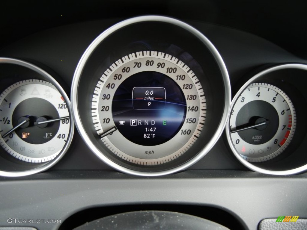 2013 Mercedes-Benz C 250 Sport Gauges Photo #74345181