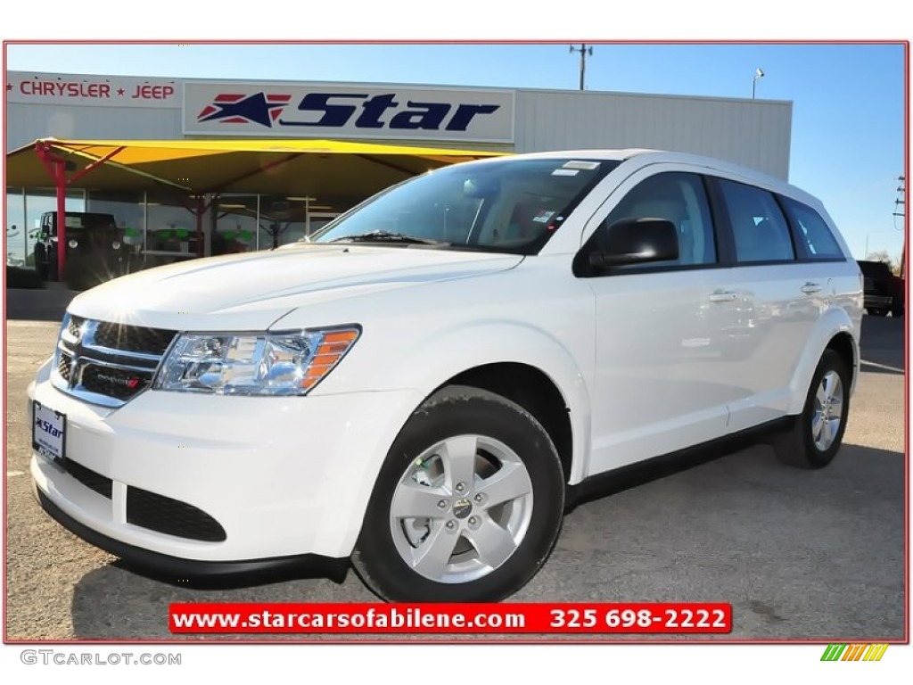 White Dodge Journey