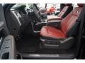Limited Unique Red Leather Front Seat Photo for 2013 Ford F150 #74345233