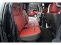 Limited Unique Red Leather Rear Seat Photo for 2013 Ford F150 #74345360