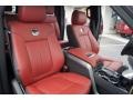 Limited Unique Red Leather Front Seat Photo for 2013 Ford F150 #74345498