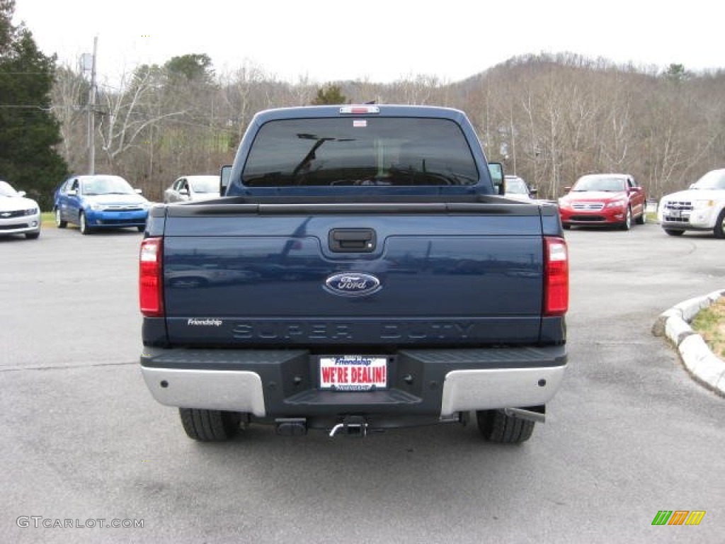 2013 F250 Super Duty XLT Crew Cab 4x4 - Blue Jeans Metallic / Steel photo #7